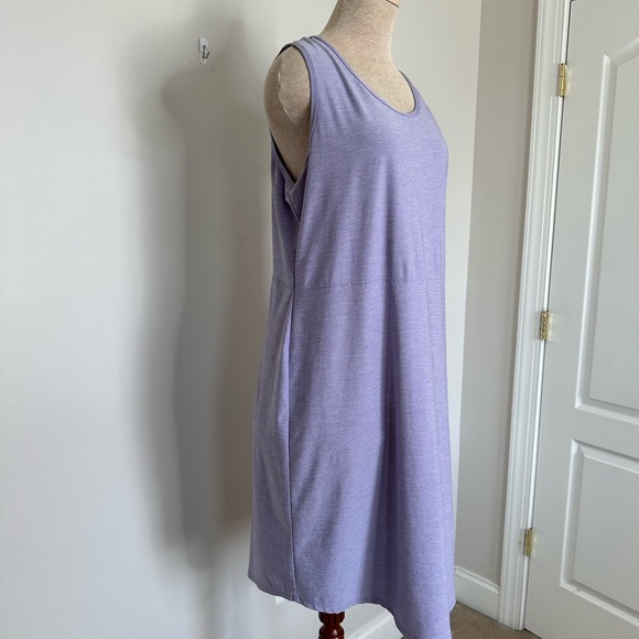 Duluth Trading Armachillo Cooling Sleeveless Dress Lavender Purple Size Large - Picture 3 of 7